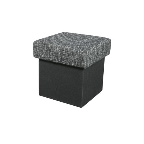 Hocker Helene - schwarz - 37 cm - 44 cm - 37 cm - Sconto