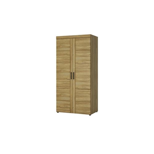 Kleiderschrank Cortina - holzfarben - 93 cm - 195 cm - 58 cm - Sconto