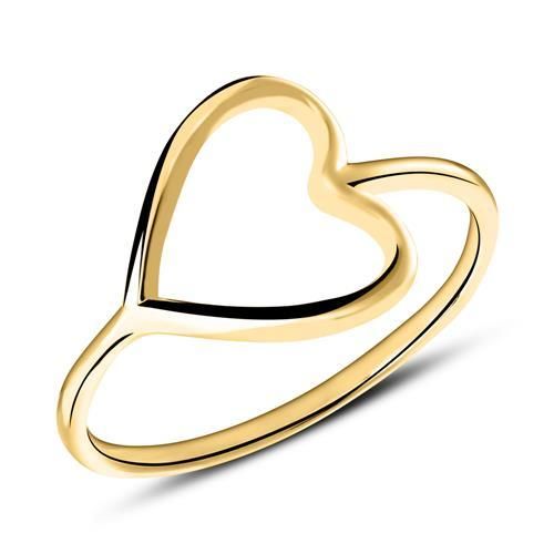 Ring mit Herz aus 9K Gold