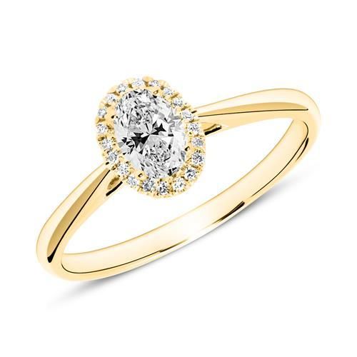 Ring aus 18K Gold mit Diamanten