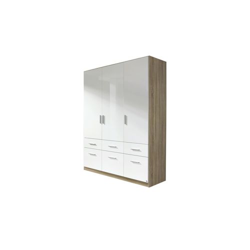 Kleiderschrank Celle - holzfarben - 136 cm - 197 cm - 54 cm - Sconto