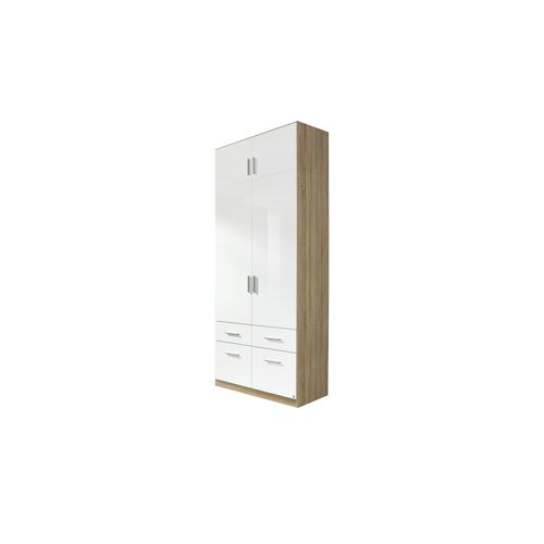 Kleiderschrank Celle - holzfarben - 91 cm - 197 cm - 54 cm - Sconto