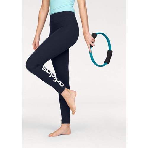 adidas Performance Leggings »ESSENTIALS LINEAR TIGHT«, marine-weiß, Gr.M