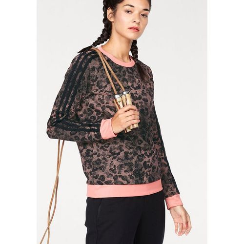 adidas Performance Sweatshirt »WOMAN ESSENTIAL AOP SWEATSHIRT«, rosa, Gr.XXL