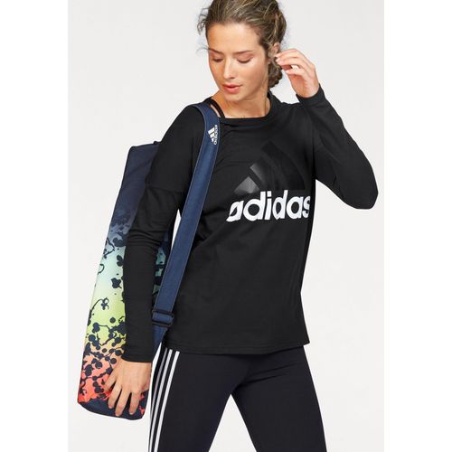 adidas Performance Langarmshirt »ESSENTIALS LINEAR LONGSLEEVE«, schwarz, Gr.M