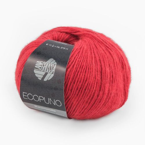Ecopuno Lana Grossa, Rot, aus Baumwolle