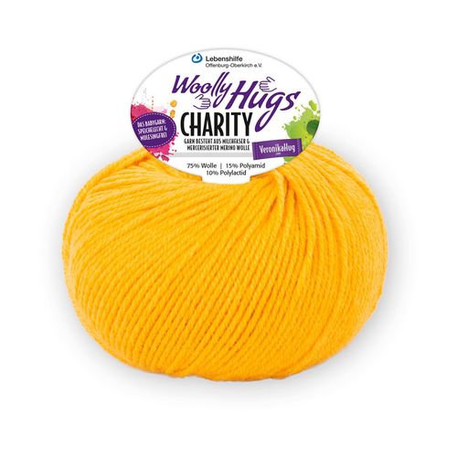 Charity Woolly Hugs, Gelb, aus Wolle