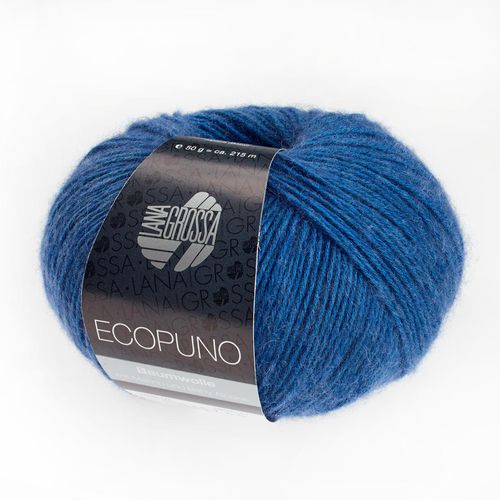 Ecopuno Lana Grossa, Blau, aus Baumwolle