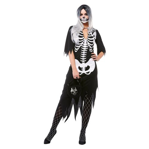 Skelett-Kostüm „Diva Dead“ für Damen