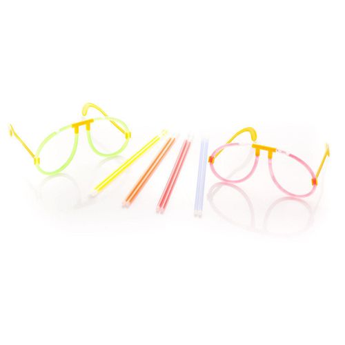 Knicklichter „Brillen“, 6 Stück