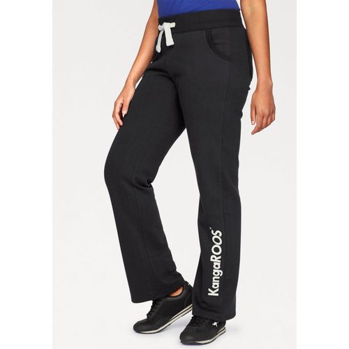 KangaROOS Jogginghose »Jogginghose«, schwarz, Gr.20