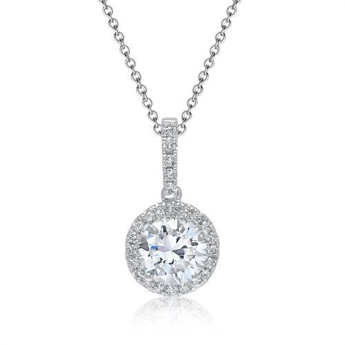 Kette inklusive Diamantanhänger 0,62 ct