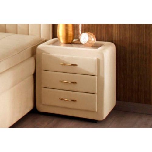 Nachtkommode MAINTAL, beige (creme), B:48cm H:50cm T:43cm, Sideboards