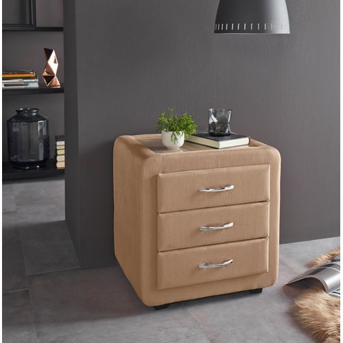 Nachtkonsole MAINTAL, beige, B:48cm H:50cm T:43cm, Sideboards, Nachtkonsole