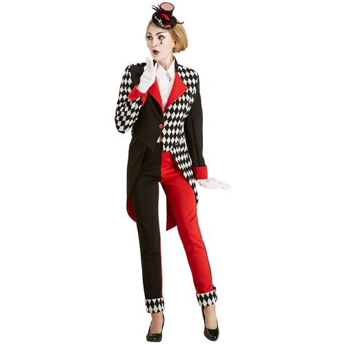 buttinette Pierrot-Kostüm „Raute“ für Damen