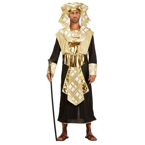 Pharao-Kostüm „Amenophis“ für Herren, gold/schwarz