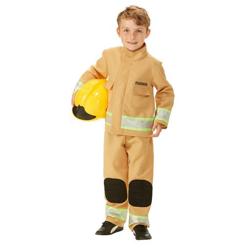 Kinderkostüm „Feuerwehrmann“, ocker