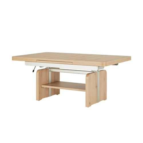 Couchtisch - holzfarben - Materialmix - 80 cm - 56 cm - Möbel Kraft