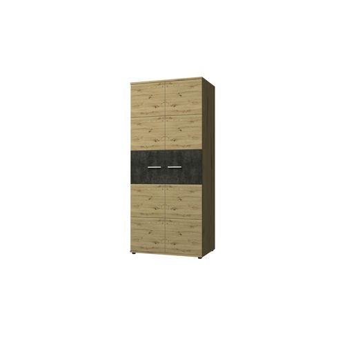 Schrank Nina - holzfarben - 87 cm - 200 cm - 56 cm - Sconto