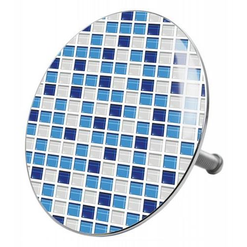 Badewannenstöpsel Mosaik Blau