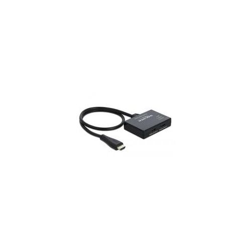 HDMI Splitter 1 x HDMI in > 2 x HDMI out 4K 60 Hz schwarz