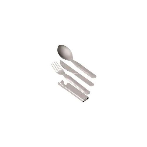 Reise-Besteckset Deluxe, 4-teilig grau