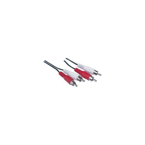 Kabel StereoCinch -></noscript> StereoCinch schwarz, 10 Meter