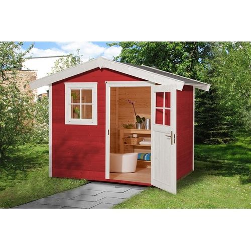 Gartenhaus 123 Gr. 5 rot 300 x 295