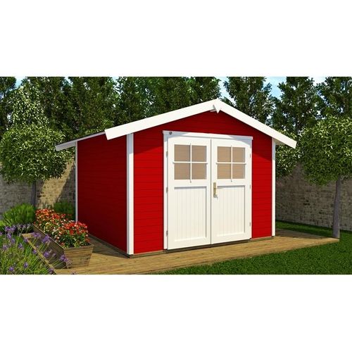 Gartenhaus 122 Gr. 3 rot 300 x 205