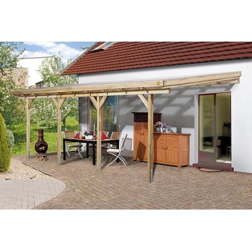 Terrassenüberdachung 671 Gr. 5 Maße ü.a.:B 704 x T 306 cm