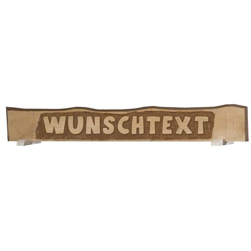 Schild mit individ. Aufschrift B185xH23cm