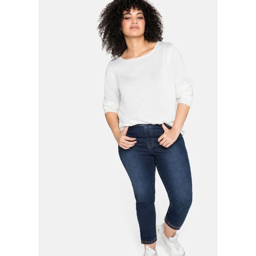 Jeggings mit Gummibund und Gürtelschlaufen, dark blue Denim, Gr.104