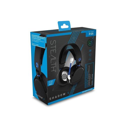 SONY DADC PS4/PS5 Stereo Gaming Headset - Shadow V Black - Wired Headset - Sony PlayStation 4
