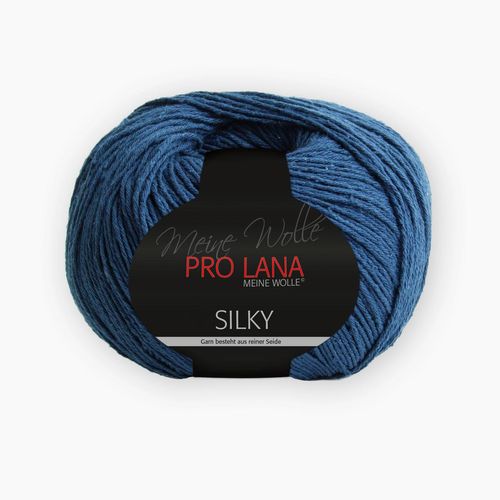 Silky Pro Lana, Marine, aus Seide