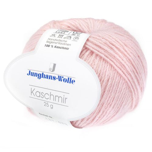 Kaschmir Junghans-Wolle, Rosé, aus Kaschmir