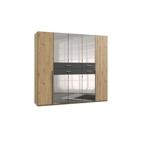 Kleiderschrank Denver - holzfarben - 225 cm - 208 cm - 58 cm - Sconto