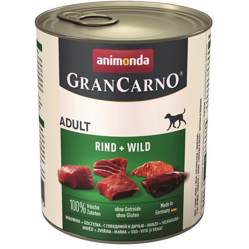 Animonda GranCarno Adult Rind & Wild 6 x 800g Hundefutter