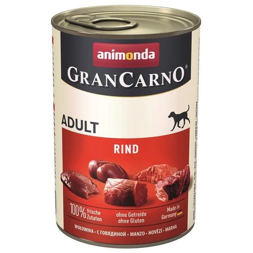 Animonda GranCarno Adult Rindfleisch pur 6 x 400g Hundefutter