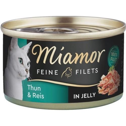 Miamor Feine Filets Heller Thunfisch & Reis 24 x 100g Katzenfutter nass