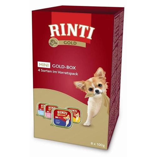 Rinti Gold Mini Goldbox 4 x 8 x 100g Hundefutter
