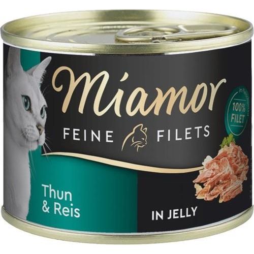 Miamor Feine Filets Thunfisch und Reis 12 x 185g Dose Katzenfutter Finnern