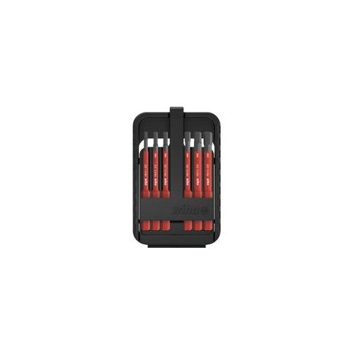 Bit-Satz slimBit electric, Innensechskant rot, 7-teilig