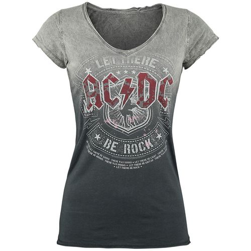 AC/DC Let there be Rock T-Shirt grau dunkelgrau in XXL