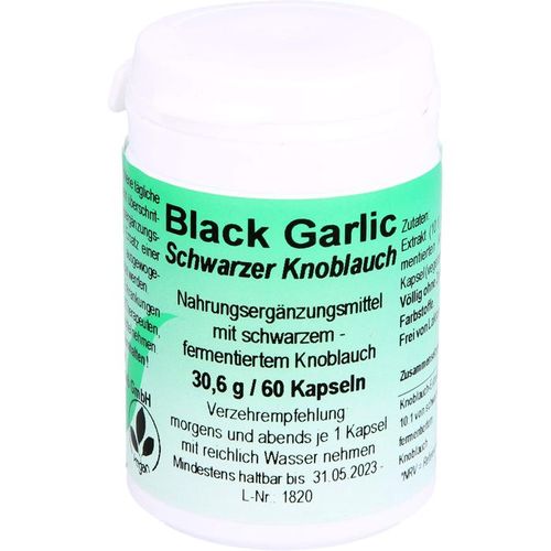 BLACK GARLIC schwarzer Knoblauch Kapseln 60 St.