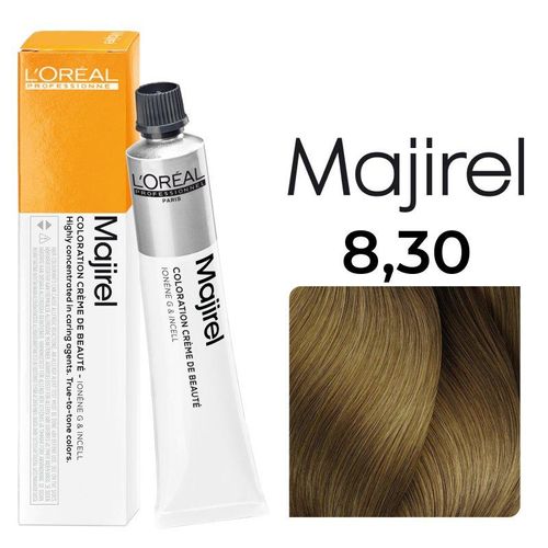 L'Oréal Professionnel Majirel Haarfarbe 8,30 Hellblond Intensives Gold 50ml
