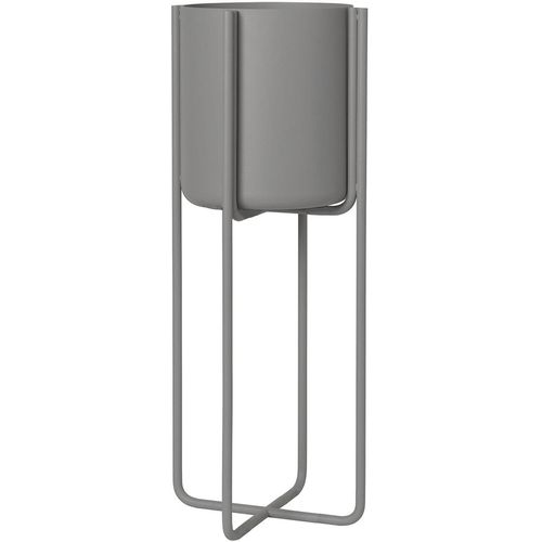 BLOMUS Übertopf »Pflanzgefäss mit Gestell -KENA- Steel Gray«