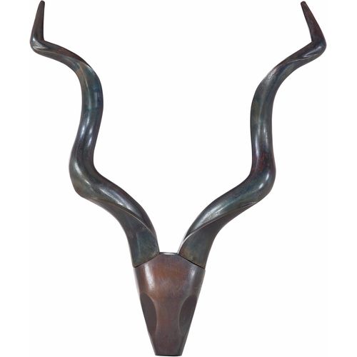 Dekogeweih GUTMANN FACTORY "Mix&Match", blau (koboltblau), B:84cm H:112cm T:13cm, Aluminium, Dekogeweihe