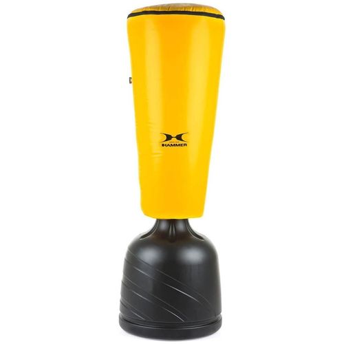 Standboxsack HAMMER "Impact Punch", schwarz (schwarz, gelb), Boxsäcke, B/H/L: 30cm x 100cm, B:30cm H:100cm