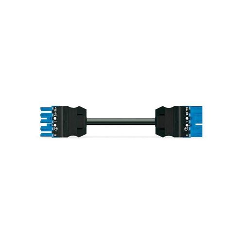 Winsta Interconnecting cable 1m pvc eca socket/plug blue