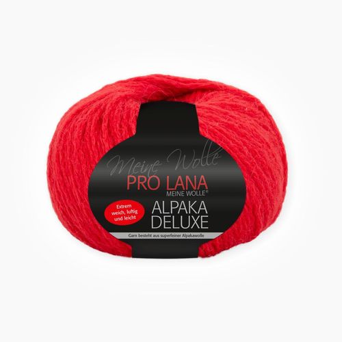 Alpaka Deluxe Pro Lana, Rot, aus Alpaka